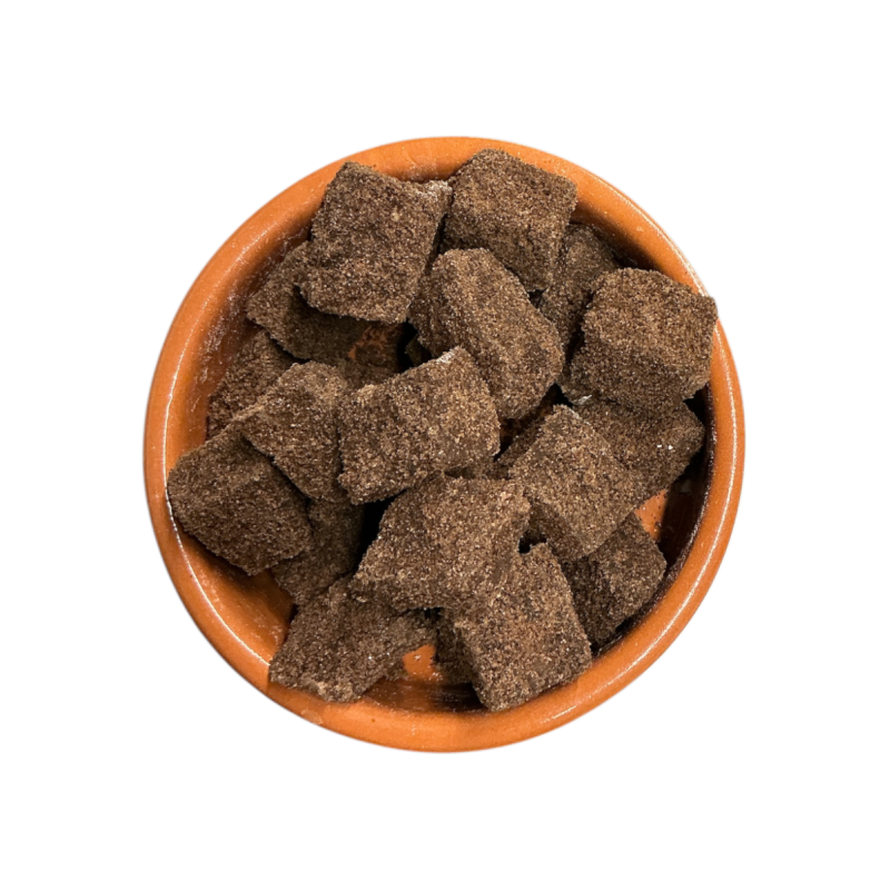 Loukoums à la banane enrobés de biscuit en poudre de Lamia TSIATSOS en vrac par 200 g Loukoums à la banane enrobés de biscuit en poudre de Lamia TSIATSOS en vrac par 200 g