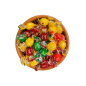 Caramels durs ronds citron menthe cannelle et nature (crystal) en vrac par 200 g Caramels durs ronds citron menthe cannelle et nature (crystal) en vrac par 200 g