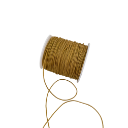 Cordelette ronde en polyester couleur naturel/beige 1 mm par 5 mètres