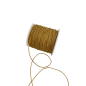 Cordelette ronde en polyester couleur naturel/beige 1 mm par 5 mètres