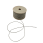 Cordon ciré gris 1,2 mm - par 5 mètres