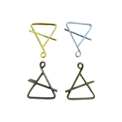 Pendentif Triangle de Chante de Noël 35x28mm differentes couleurs