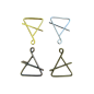 Pendentif Triangle de Chante de Noël 35x28mm differentes couleurs