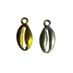 Pendentif coquillage en métal, 1,77 cm, différentes couleurs