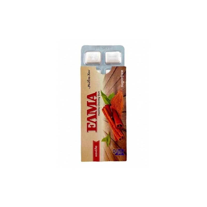 Chewing-gum à la cannelle et au mastic de Chios sans sucre ELMA 13 g