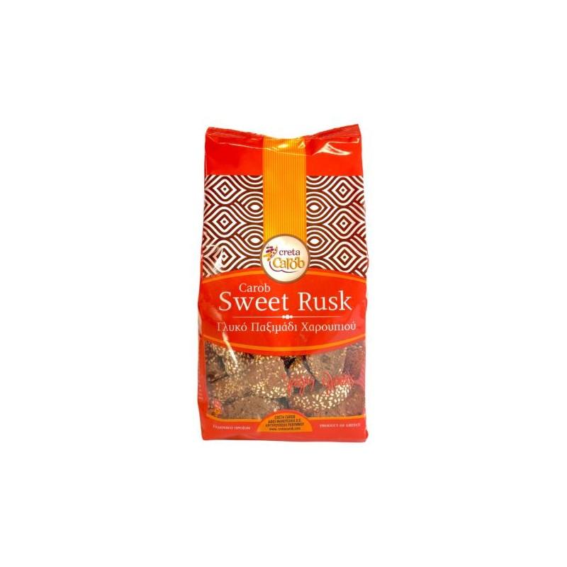 Biscuits sucrés à la caroube - Rusk sweet CRETA CAROB 300 g