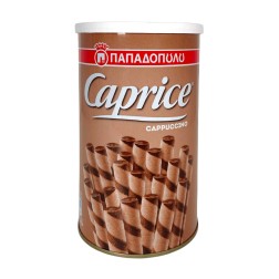 Gaufrettes CAPRICE fourrées au crème cappuccino PAPADOPOULOU 250 g