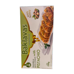 Baklava grec aux pistaches en 6 poches individuelles ELLIE 230 g
