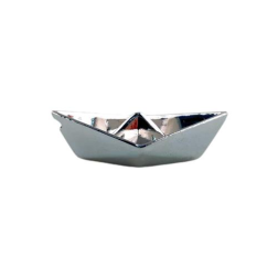 Pendentif petit bateau en acier 6x2cm