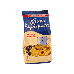Assortiment de gaufrettes grecques pour le café 'Glikokerasmata' PAPADOPOULOU 330 g