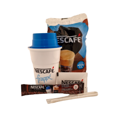 Kit de café frappé grec avec son shaker NESCAFE 3.5 g