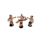 Petites figurines de danseurs en terre cuite fait main IDOLS ART Petites figurines de danseurs en terre cuite fait main IDOLS ART
