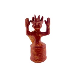 Déesse aux pigeons en terre cuite IDOLS ART 17 cm