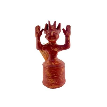 Déesse aux pigeons en terre cuite IDOLS ART 17 cm