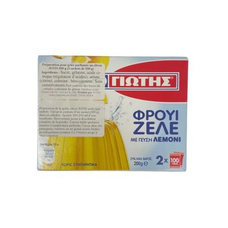 Préparation pour gelée parfumée au citron JOTIS 200 g (2 sachets de 100 g)