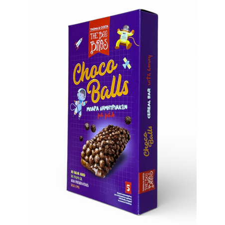 Barres de céréales au miel et chocolat CHOCO BALLS – THE BEE BROS 125 g