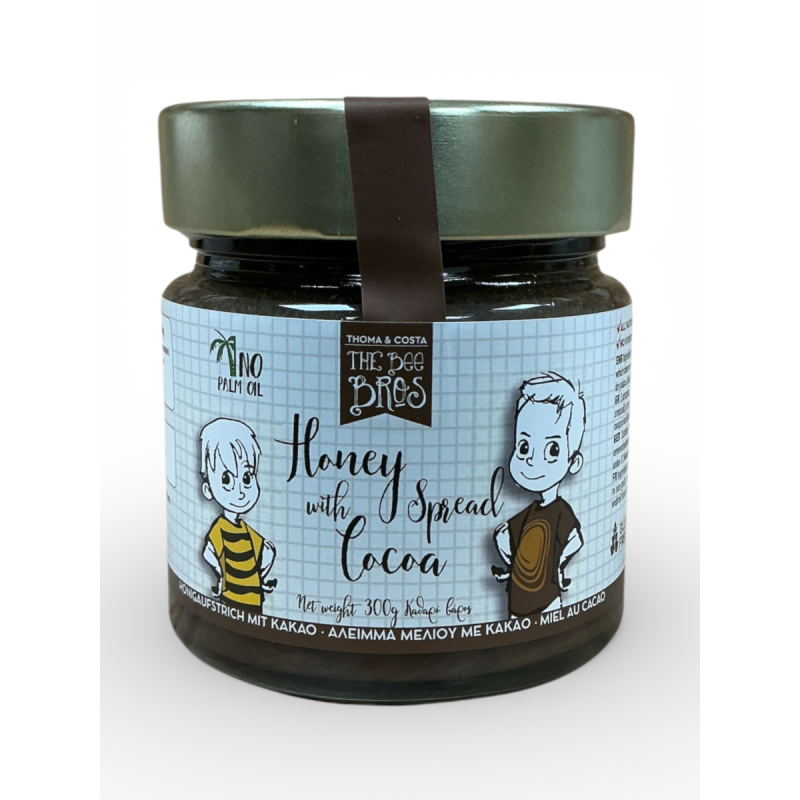 Pâte à tartiner au miel et cacao THE BEE BROS 300 g Pâte à tartiner au miel et cacao THE BEE BROS 300 g