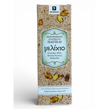 Barre de sésame "pasteli" au miel, pistache d’Aegina & cannelle PATRIKON 60 g