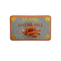 Baklava grec mix fruits secs, amandes, noix & pistache en boîte métal rétro FILEMA 160 g