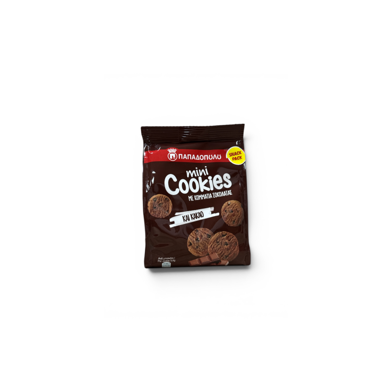 Cookies mini cacao PAPADOPOULOU 70 g Cookies mini cacao PAPADOPOULOU 70 g