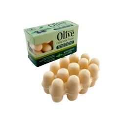 Savon exfoliant à l'huile d'olive, protéines et l'éponge luffa HERBOLIVE 100 g