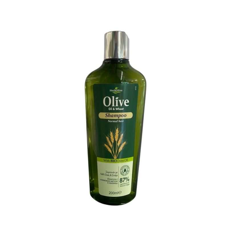 Shampooing à l'huile d'olive et au blé pour cheveux normaux HERBOLIVE 200 ml Shampooing à l'huile d'olive et au blé pour cheveux normaux HERBOLIVE 200 ml