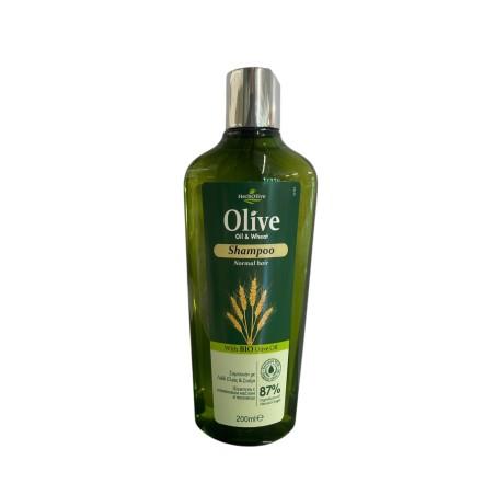 Shampooing à l'huile d'olive et au blé pour cheveux normaux HERBOLIVE 200 ml