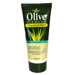 Crème pour les pieds ' Cracked Heel' à l'huile d'olive et à l' aloe Vera HERBOLIVE 100 ml