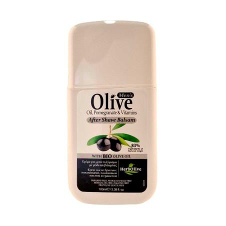 Baume après rasage à l'huile d'olive, grenade et vitamines pour homme HERBOLIVE 100 ml