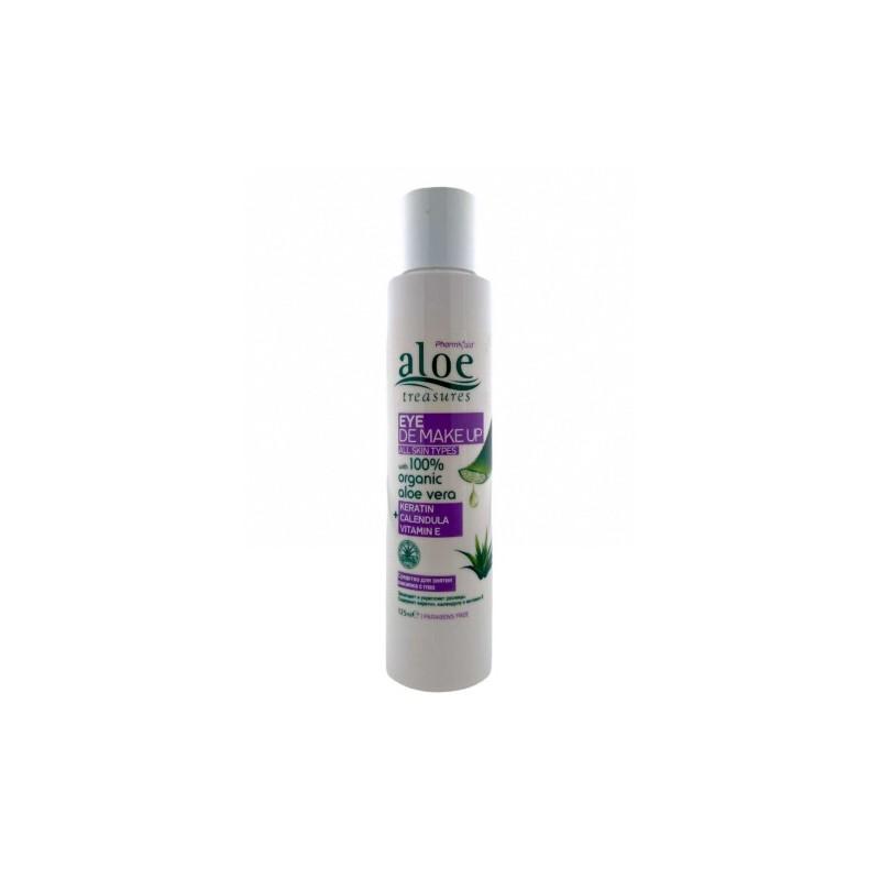 Démaquillant pour les yeux à l'aloe vera BIO et à l'huile ALOE TREASURES 125 ml