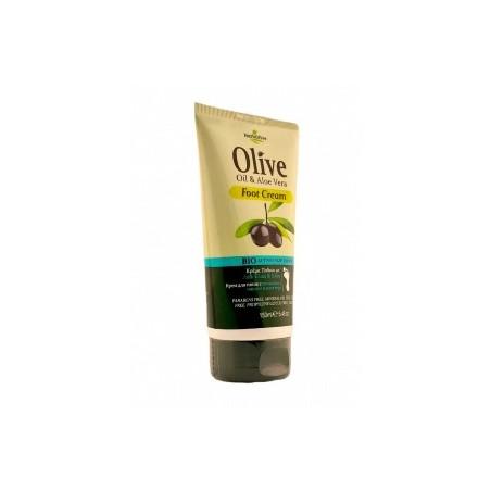 Crème de traitement pour pieds à l'aloe vera HERBOLIVE 150 ml