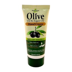 Crème mains à l'huile d'olive et huile d'argan HERBOLIVE 100 ml