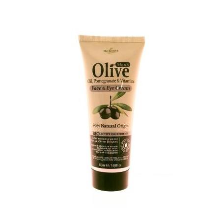 Crème visage et yeux pour homme HERBOLIVE 50 ml