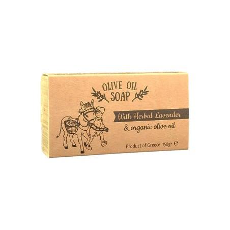 Savon naturel à la lavande et à l'huile d'olive BIO SPANAKIS 150 g
