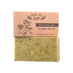 Savon naturel à la menthe et à l'huile d'olive BIO SPANAKIS 150 g