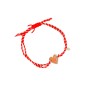 Bracelet grec du 1er mars avec un petit cœur et 1 petite perle