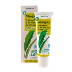 Allerg Aid - Crème à l'huile essentiel de l'arbre à thé et à l'aloe vera,anti-in