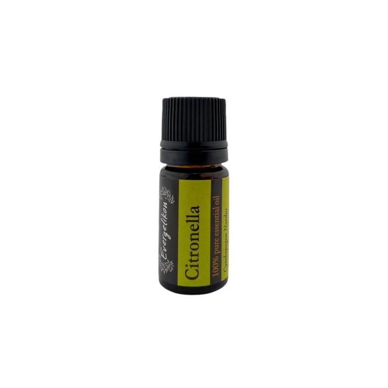 Huile essentielle de citronnelle 'Cymbopogon Nardus oil' EVERGETIKON 5 ml