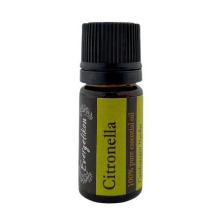 Huile essentielle de citronnelle 'Cymbopogon Nardus oil' EVERGETIKON 5 ml
