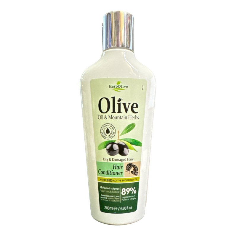 Après-shampooing à l'huile d'olive & aux herbes cheveux secs HERBOLIVE 200 ml