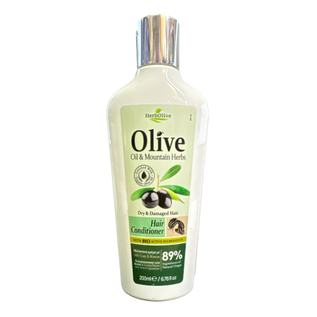 Après-shampooing à l'huile d'olive & aux herbes cheveux secs HERBOLIVE 200 ml