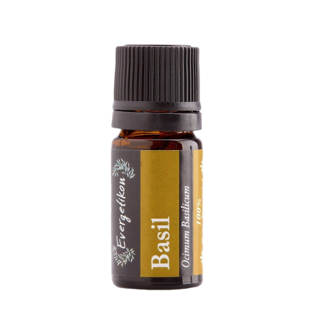 Huile essentielle de basilic (Ocimnum Basilicum) EVERGETIKON 5 ml