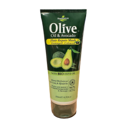 Masque cheveux à l'huile d'olive et à l'avocat HERBOLIVE 200 ml