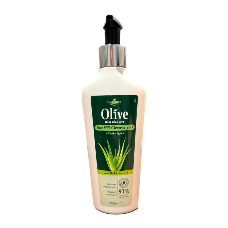 Lait nettoyant visage 3 en 1 HERBOLIVE 200ml