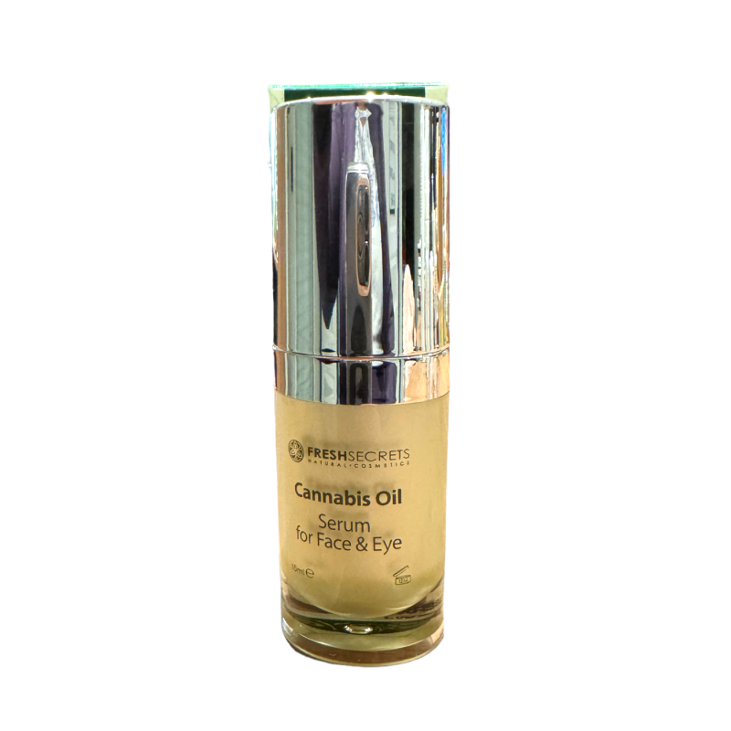 Sérum yeux et visage à l'huile de chanvre FRESHSECRETS 15ml Sérum yeux et visage à l'huile de chanvre FRESHSECRETS 15ml