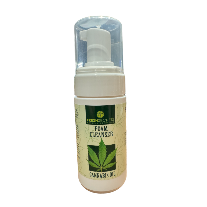 Mousse nettoyante visage à l'huile de chanvre FRESHSECRETS 100ml