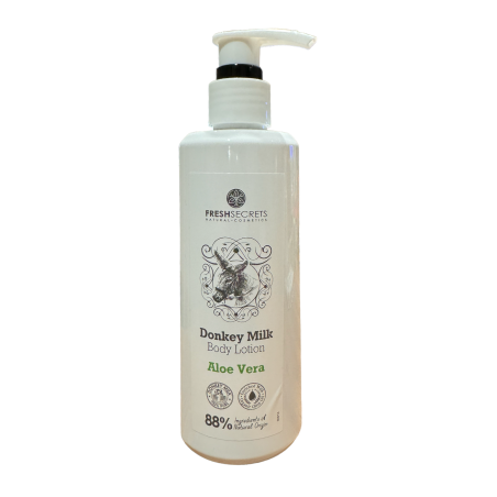 Lotion pour le corps au lait d'ânesse et à l'aloe vera FRESHSECRETS 200ml