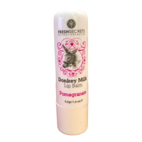 Baume à lèvres au lait d'ânesse Grenade FRESHSECRETS 4,5g