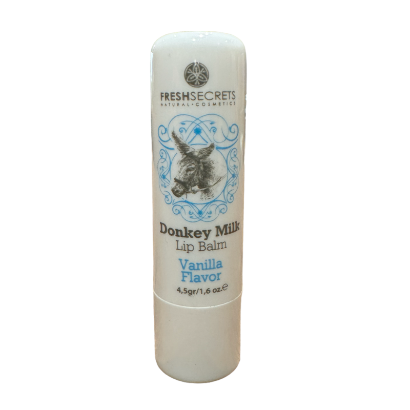 Baume à lèvres au lait d'ânesse Vanille FRESHSECRETS 4,5g Baume à lèvres au lait d'ânesse Vanille FRESHSECRETS 4,5g