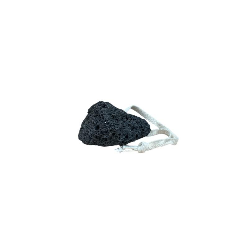 Pierre ponce Volcanique Noire "elafropetra" SPONGEAN 11x7 cm
